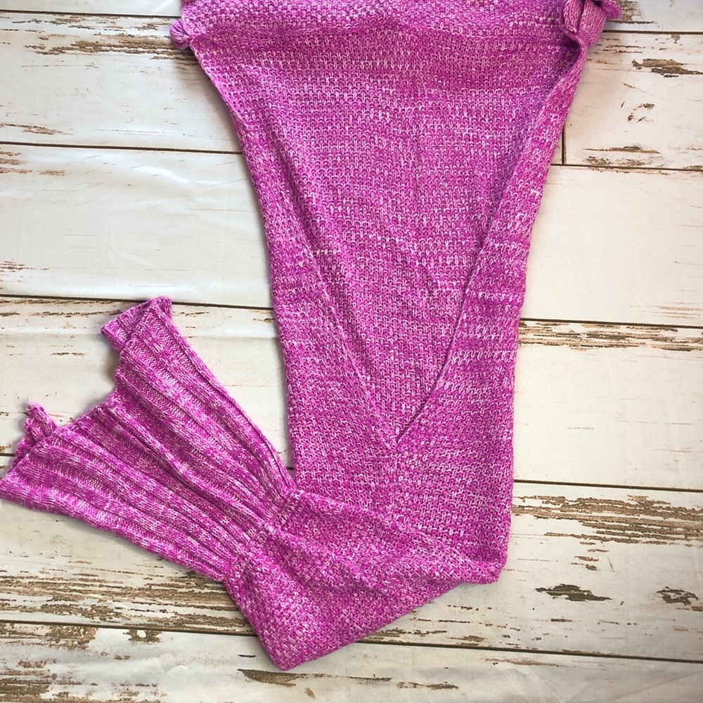 Mermaid Tail Blanket Purple NWOT - Picture 3 of 3